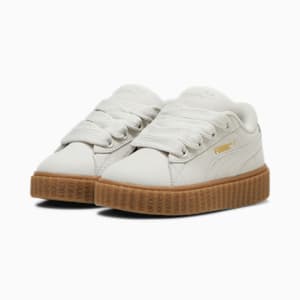 Flipped High Top Sneakers Creeper Phatty Earth Tone Toddlers' Sneakers, Warm White-Cheap Jmksport Jordan Outlet Gold-Gum, extralarge